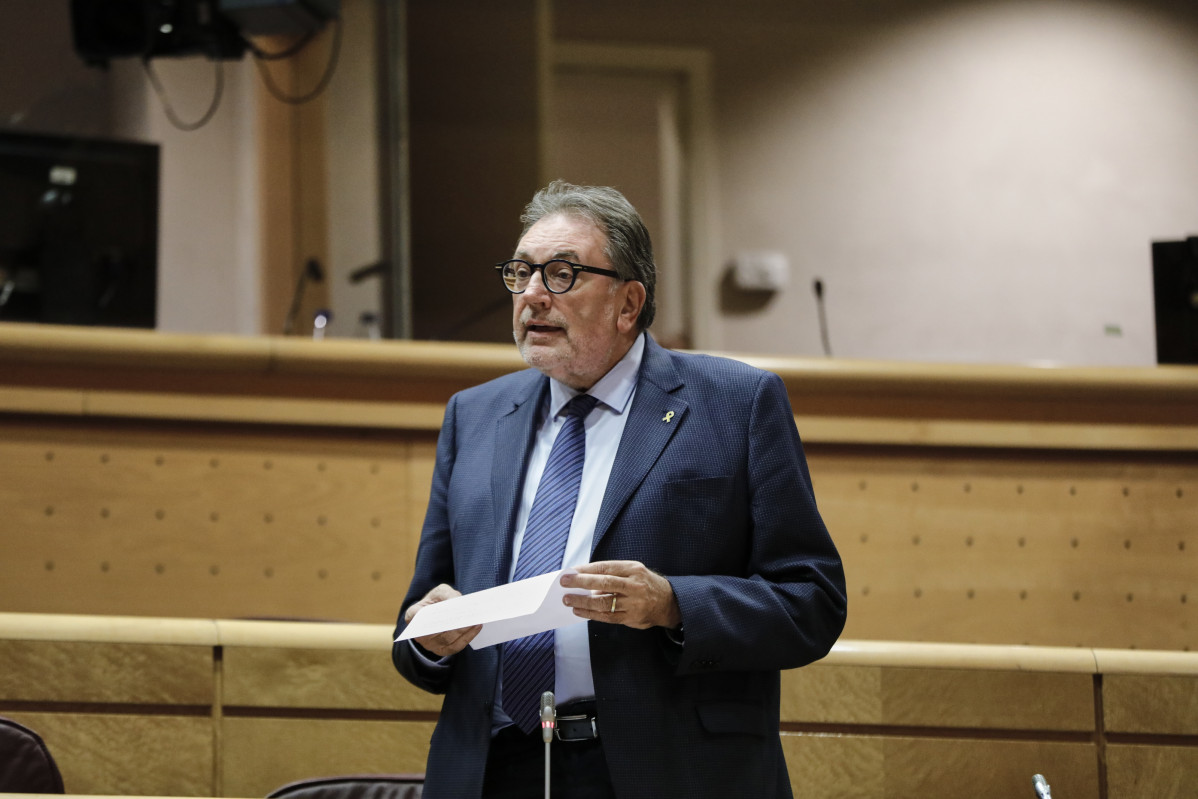 EuropaPress 3235311 senador jxcat josep lluis cleries intervenció sessió control govern
