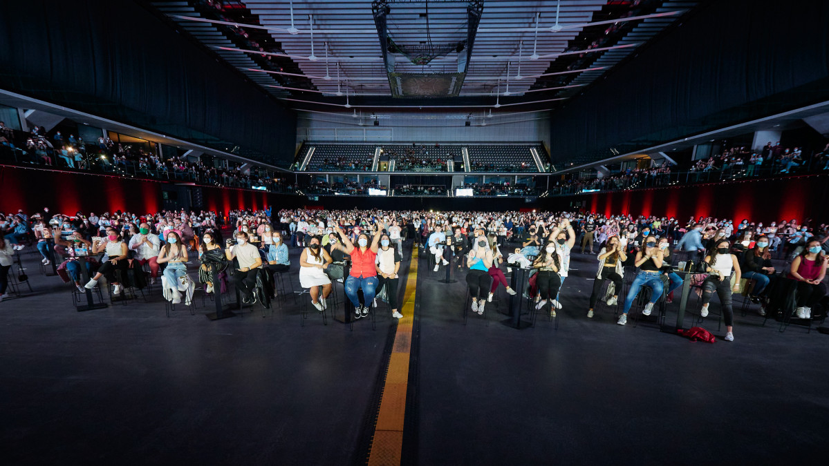 Assistents a el concert de Lola Índigo al pavelló Navarra Arena aquest cap de setmana