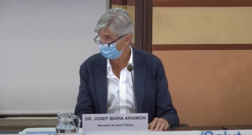El secretari de Salut Pública Josep Maria Argimon
