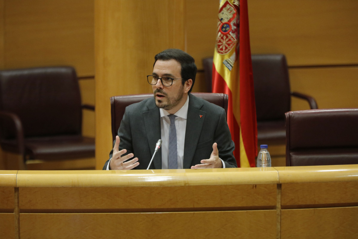 El ministre de Consum, Alberto Garzón, en una foto d'arxiu