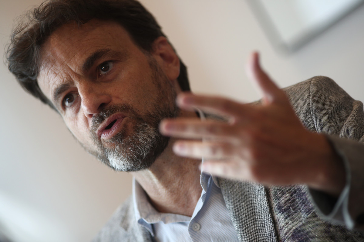El president de el grup parlamentari d'Unides Podem i líder d'En Comú Podem -ECP-, Jaume Asens, durant una entrevista per Europa Press al seu despatx al Congrés dels Diputats, a Madrid (Espanya), a 23 de setembre de 2020.