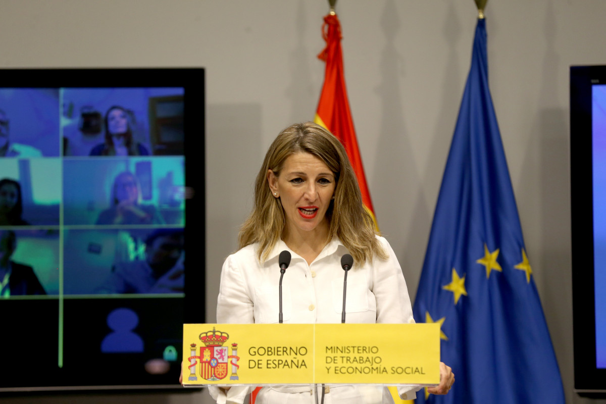 La ministra de Treball i Economia Sòcia, Yolanda Díaz
