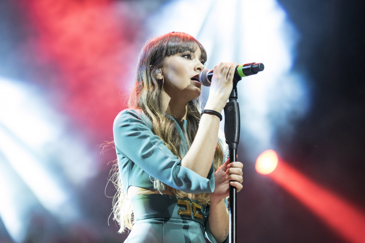 Aitana, durant un concert aquest any