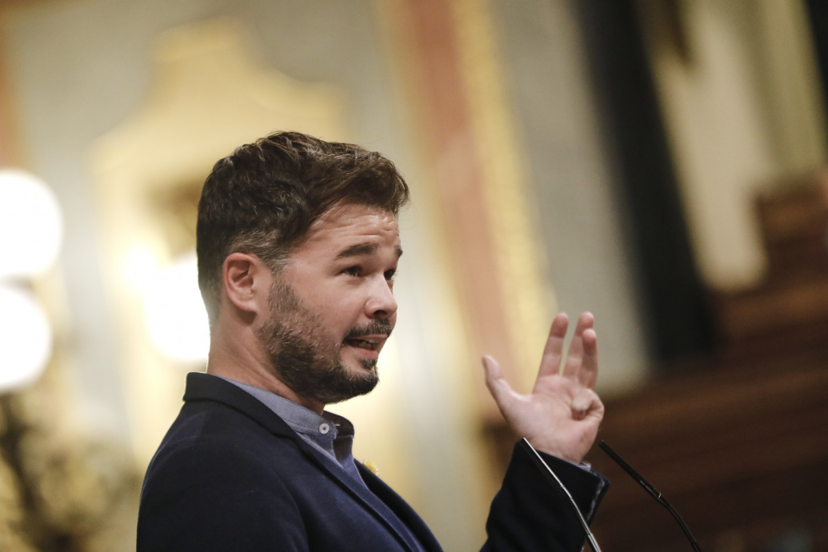 El portaveu d'ERC al Congrés dels Diputats, Gabriel Rufián