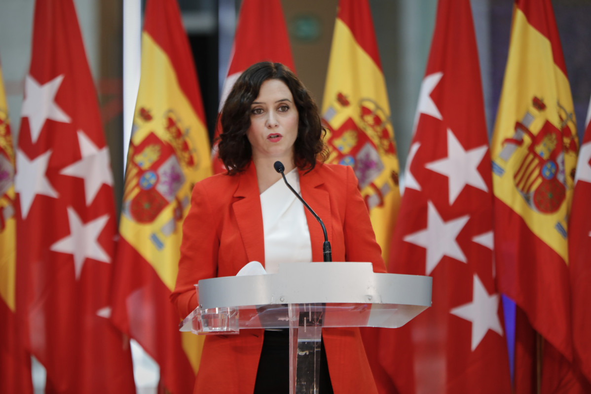 La presidenta de la Comunitat de Madrid, Isabel Díaz Ayuso