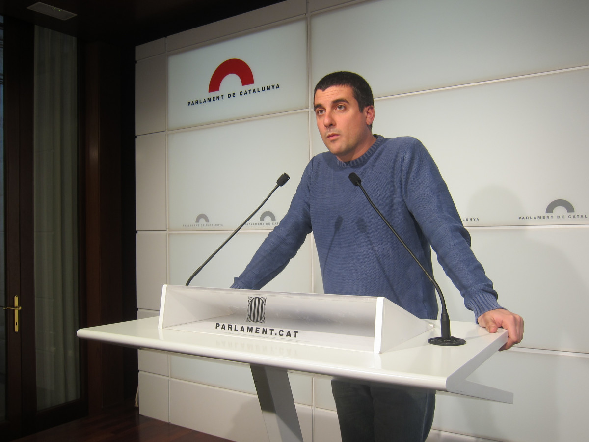 El Diputat de la CUP al Parlament Quim Arrufat