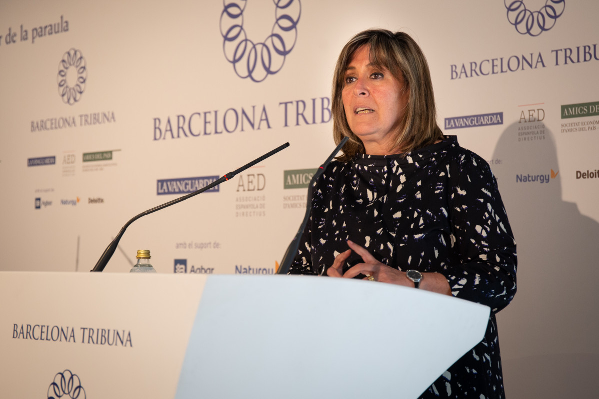 L'alcaldessa de l'Hospitalet de Llobregat i presidenta de la Diputació de Barcelona, Núria Marín
