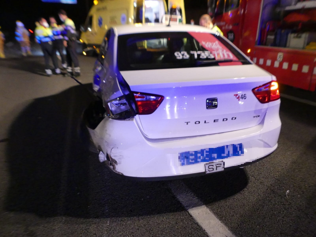 EuropaPress 3360994 turismes implicats accident múltiple