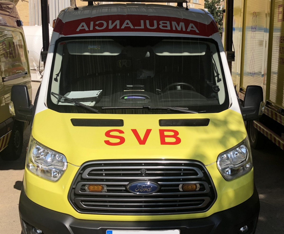 Una ambulància de SVB a imatge d'arxiu
