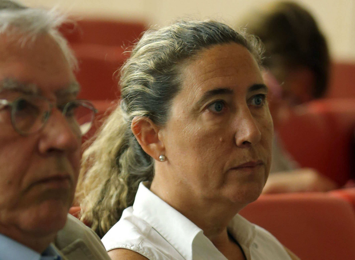 Gemma Montull en el judici de el cas Palau