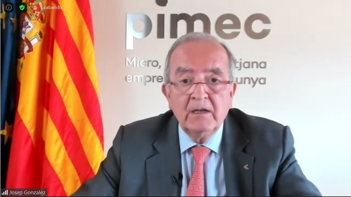 El president de Pimec, Josep González
