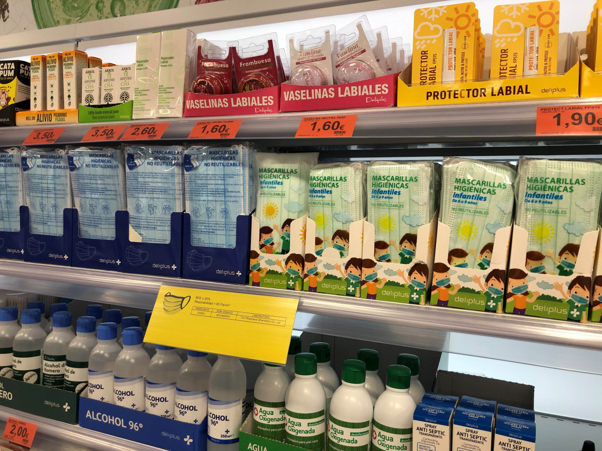 Mascaretes higièniques no reutilitzables de Mercadona
