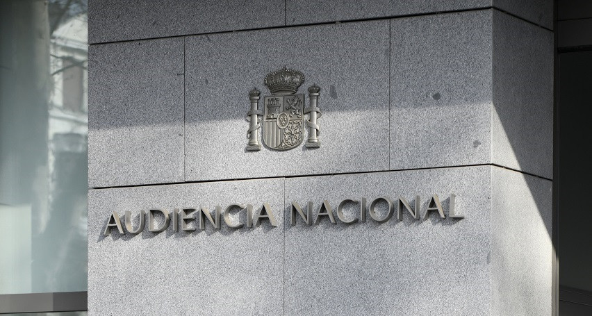 Imatge de la façana de l'Audiència Nacional (Madrid)