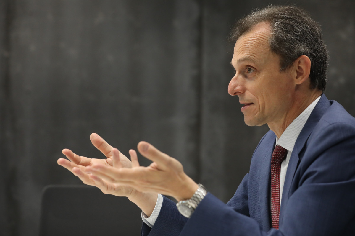 El ministre de Ciència i Innovació durant una entrevista per Europa Press a la seu de l'ministeri, a Madrid (Espanya), a 15 de juliol de 2020.
