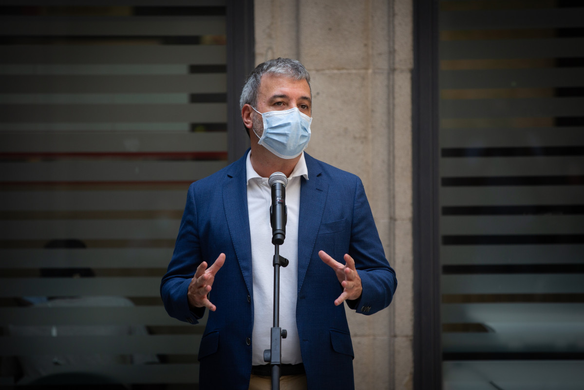 El primer tinent d'alcalde de Barcelona, Jaume Collboni. A Barcelona, el 27 de juliol de 2020.