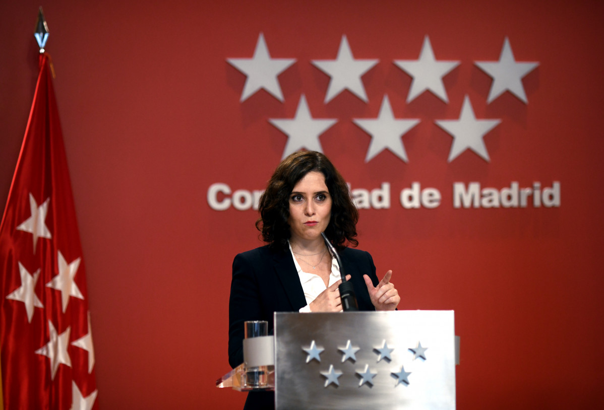 La presidenta de la Comunitat de Madrid, Isabel Díaz Ayuso