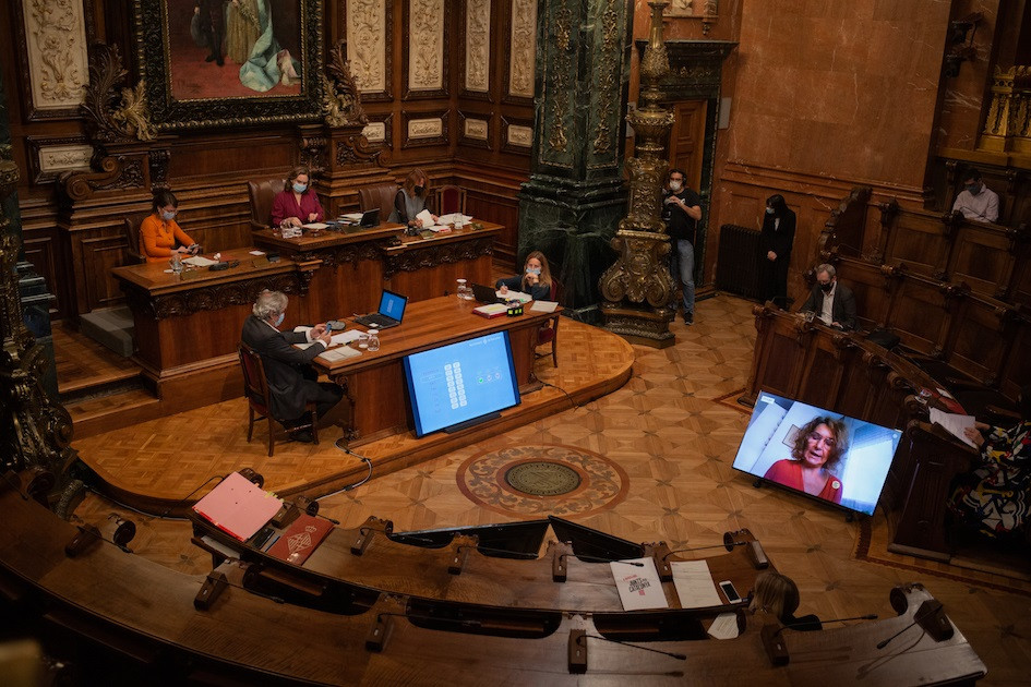 El ple de l'Ajuntament de Barcelona