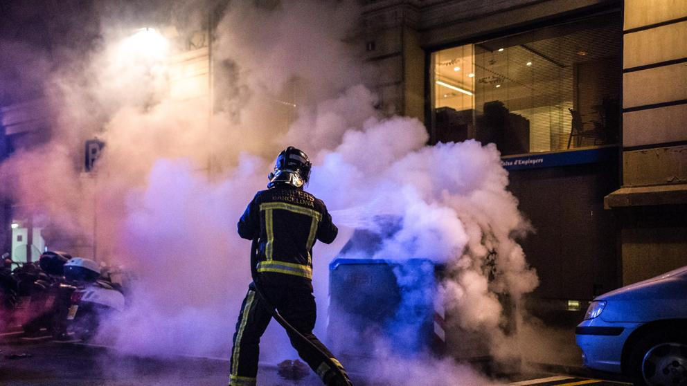 Bomber incendi contariner