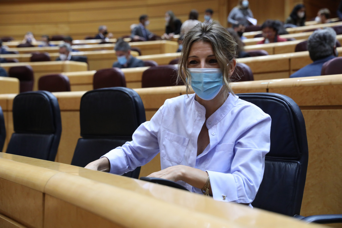La ministra de Treball, Yolanda Díaz
