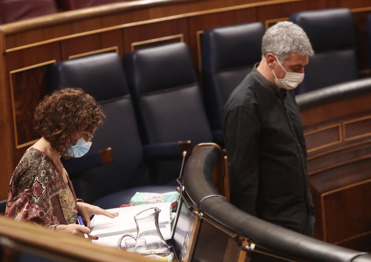 EuropaPress 3426357 diputat EH Bildu congrés oskar matute passa banda ministra portaveu