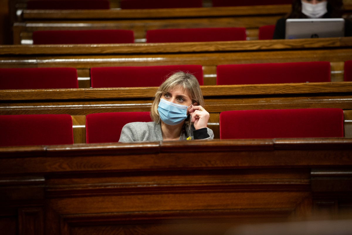 La consellera de Salut de la Generalitat, Alba Vergés, en una sessió de control a l'Govern al Parlament, a Barcelona, Catalunya (Espanya), a 4 de novembre de 2020.