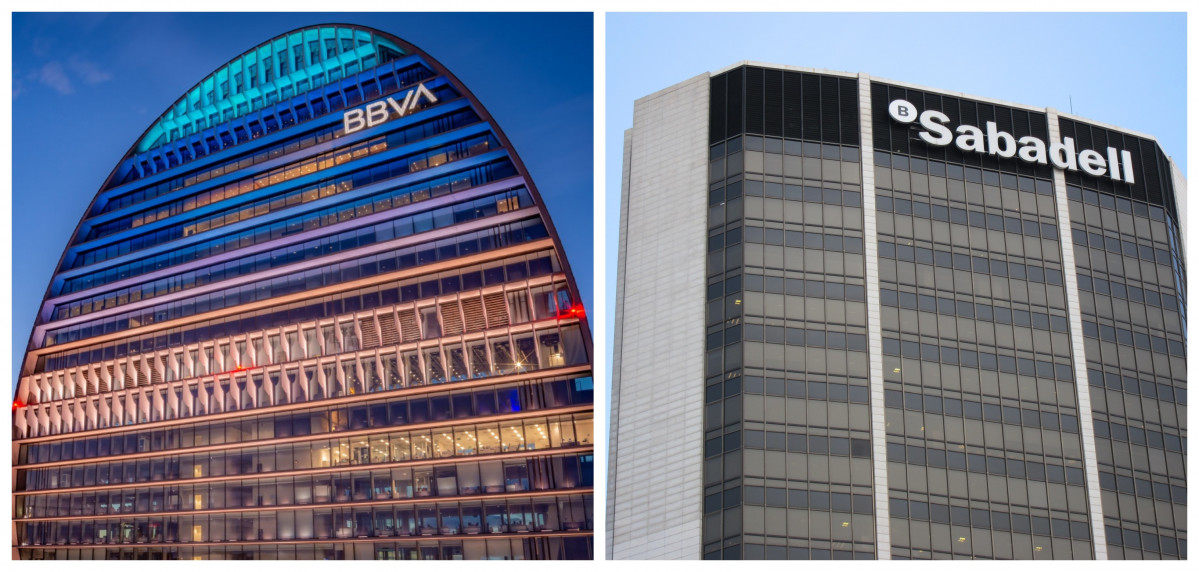 Seus de BBVA i Banc Sabadell.