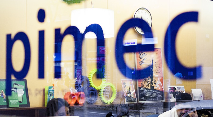 El logo de Pimec, en una imatge d'arxiu