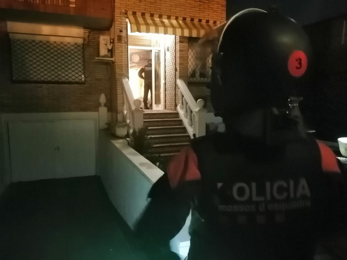 Operació contra el tràfic i cultiu de marihuana
