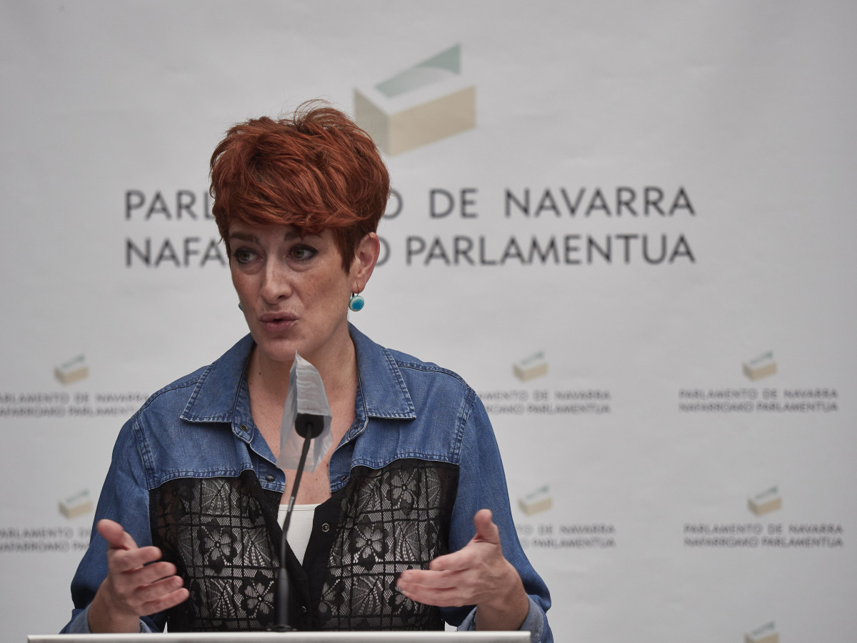 La portaveu d'EH Bildu al Parlament de Navarra, Bakartxo Ruiz.
