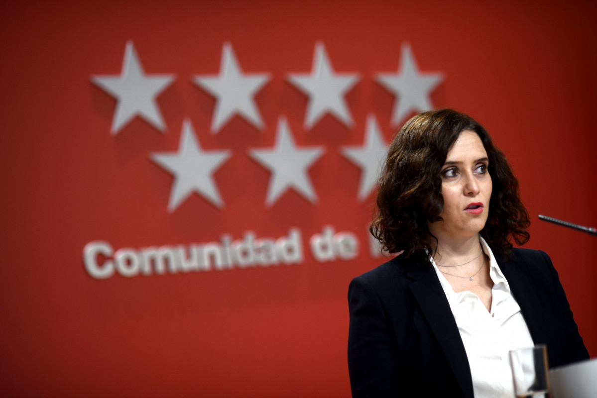 La presidenta de la Comunitat de Madrid, Isabel Díaz Ayuso