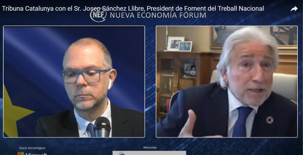 VilaWeb Sánchez Llibre (Foment de l'Treball) presentarà un recurs per derogar l'impost de patrimoni