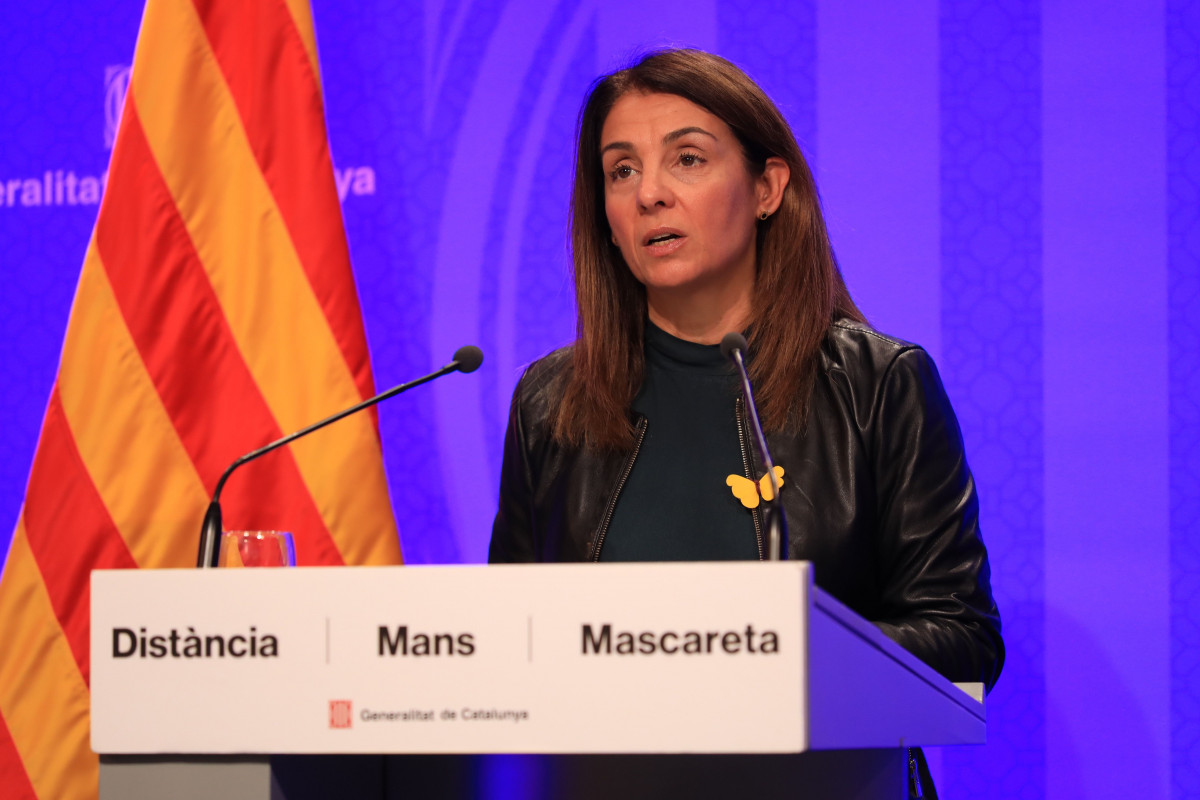 La consellera de Presidència i portaveu de la Generalitat, Meritxell Budó.
