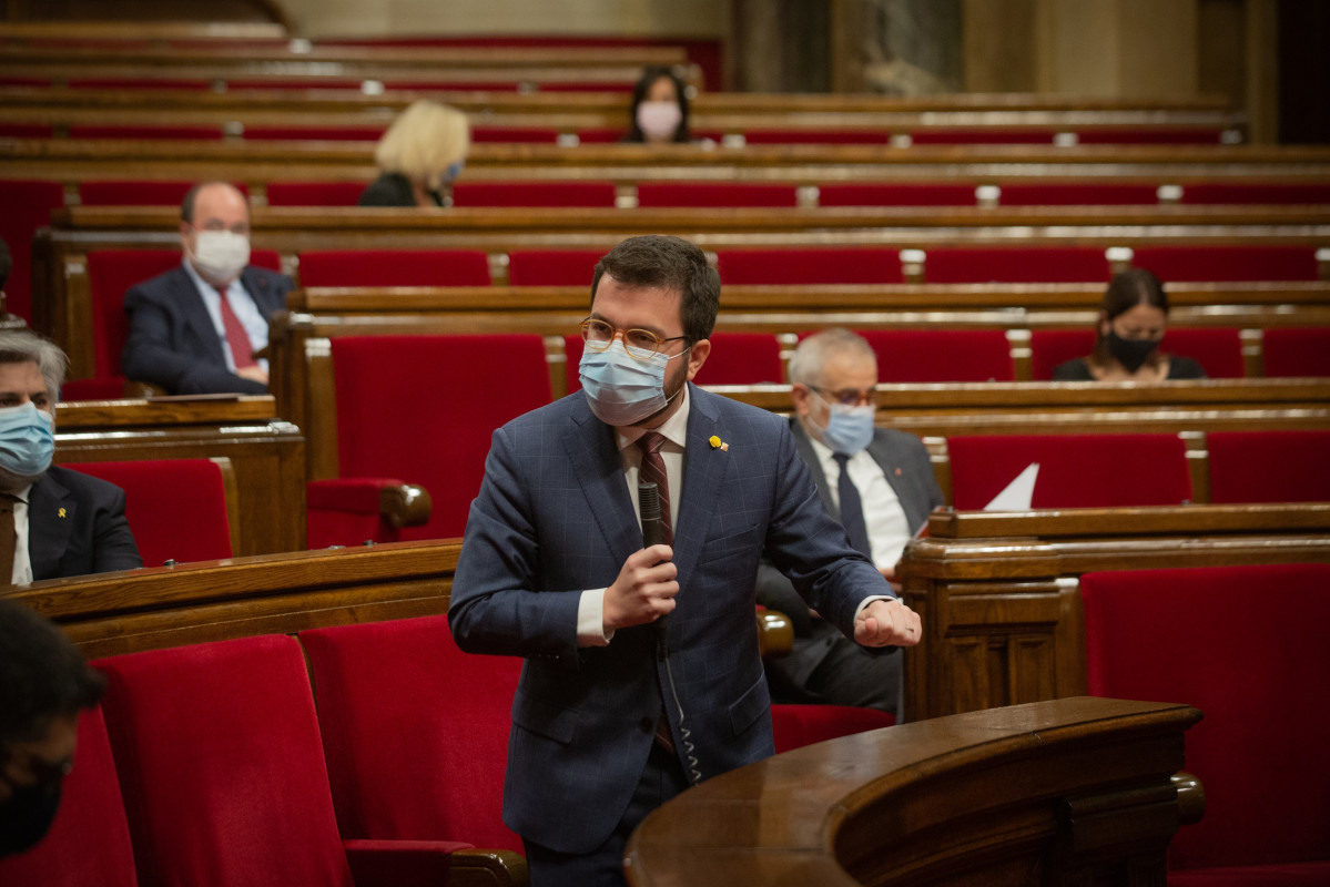 El vicepresident de la Generalitat, Pere Aragonès