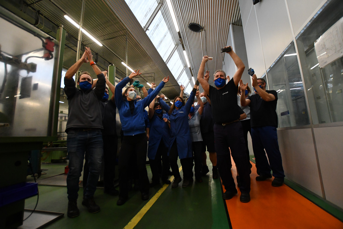 EuropaPress 3491290 treballadors fabrica Teixido celebren gros procedent administració