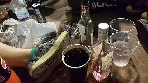 Imatge d'un botellón.