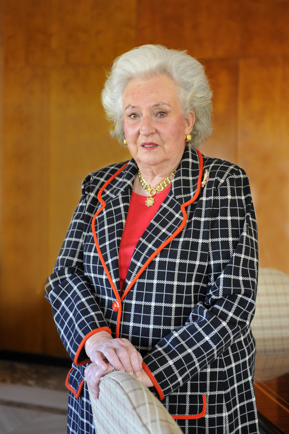 La Infanta Pilar de Borbó, germana de l'Rei Joan Carles, ha mort a la clínica Ruber Internacional, als 83 anys a causa d'un càncer de còlon, a Madrid, a 8 de gener de 2020. A la imatge, la tia de Rei Felip VI en una imatge d'arxiu (19/11/2