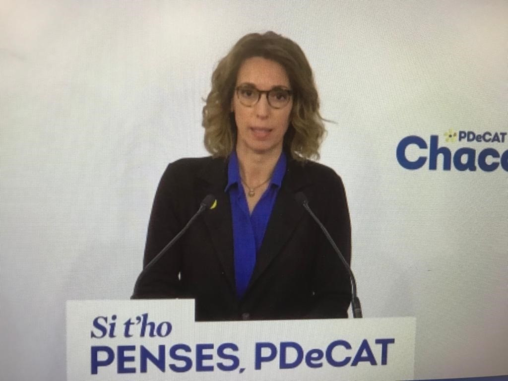 La candidata d'el PDeCAT a les eleccions, Àngels Chacón