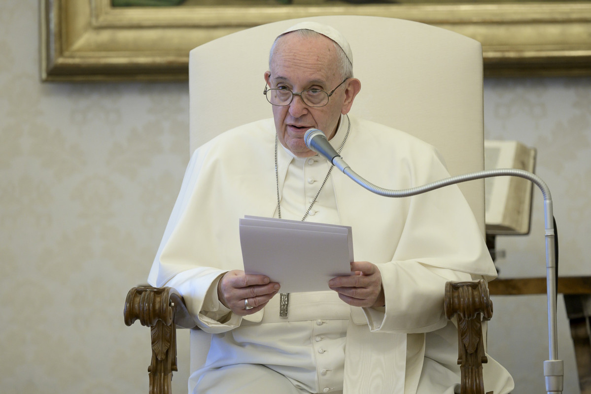 El Papa durant la Missa de Santa Marta