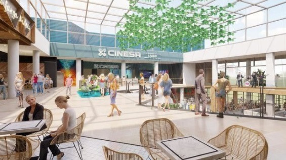 El centre comercial La Farga de l'Hospitalet de Llobregat (Barcelona) inicia les obres de reforma de les seves instal·lacions 27 de gener de 2020.