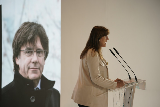 La candidata de JxCat a las elecciones, Laura Borràs