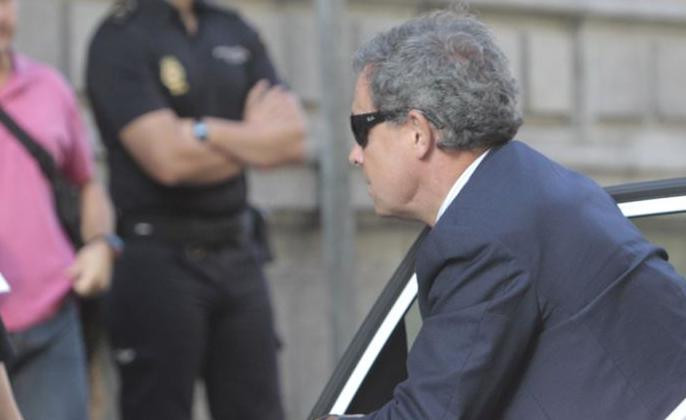 Jordi Pujol Ferrusola abandona l'Audiència Nacional després de declarar cinc hores davant Ruz