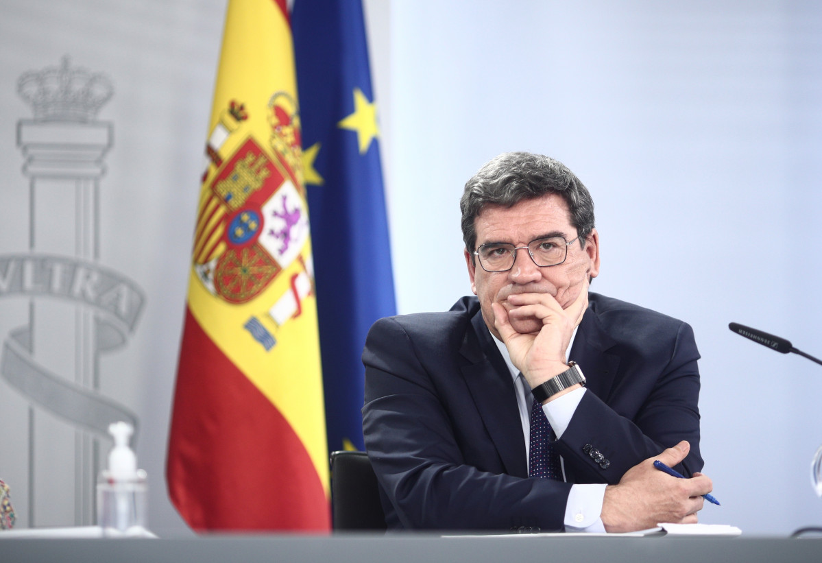 El ministre d'Inclusió, Seguretat Social i Migracions, José Luís Escrivà, durant una roda de premsa posterior a Consell de Ministres