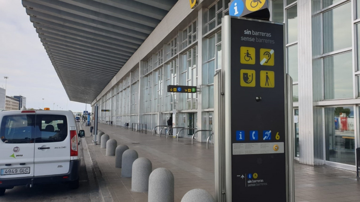 La Terminal 2 (T2) de l'Aeroport de Barcelona tancat pel coronavirus, al Prat de Llobregat el 2020.03.27