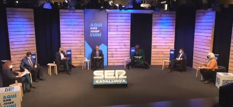 Debat celebrat aquest divendres a la Cadena Ser amb els candidats a les eleccions catalanes de l'14F