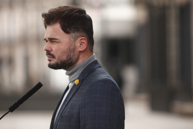 El portavoz de ERC en el Congreso, Gabriel Rufián.