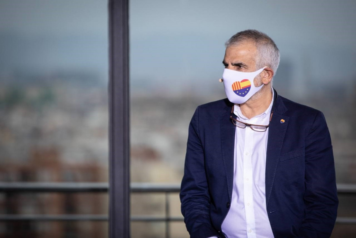 El candidat de Ciutadans a la Presidència de la Generalitat de Catalunya, Carlos Carrizosa.