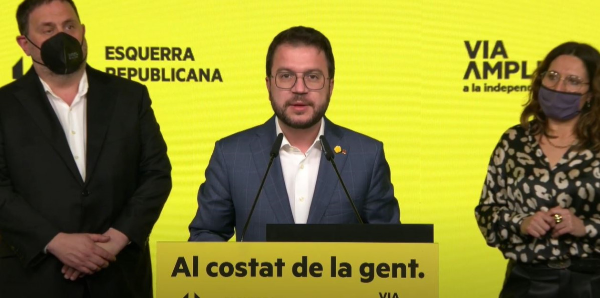 El candidat d'ERC a la Presidència, Pere Aragonès