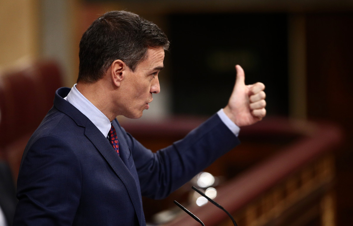 Arxiu - El president de Govern, Pedro Sánchez, al Congrés