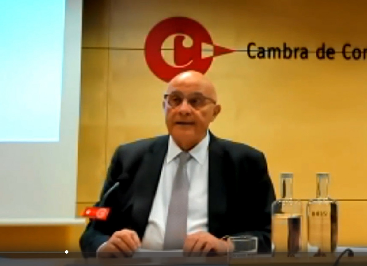 El president de Banc Sabadell, Josep Oliu, aquest dimecres