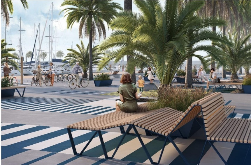 EuropaPress 3411591 projecte reforma provisional port olimpic barcelona abans reforma integral